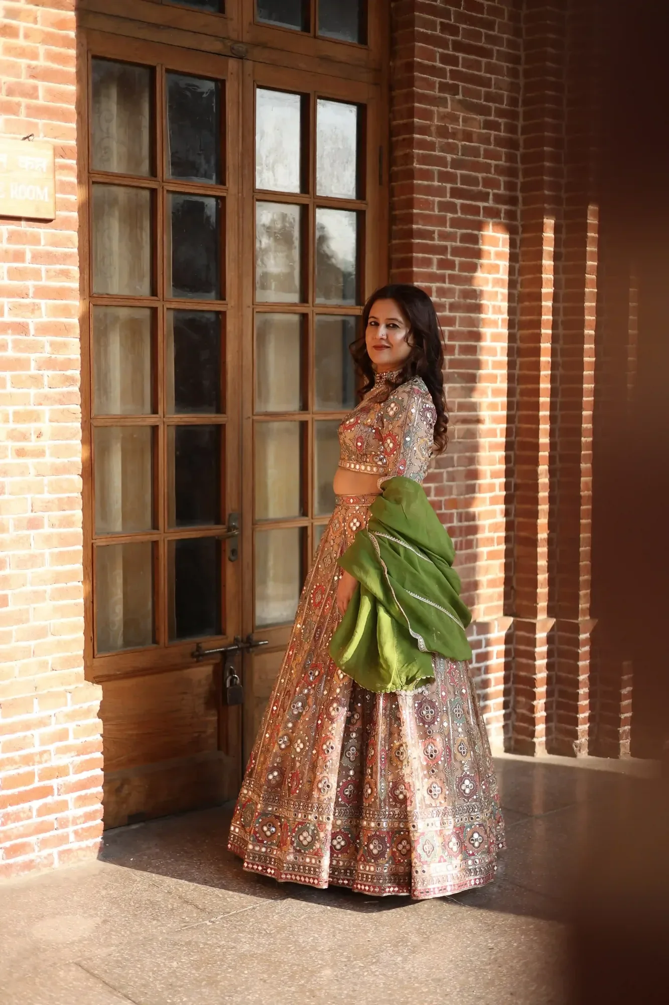 Shisha Noor Embroidered Lehenga Set — view 5