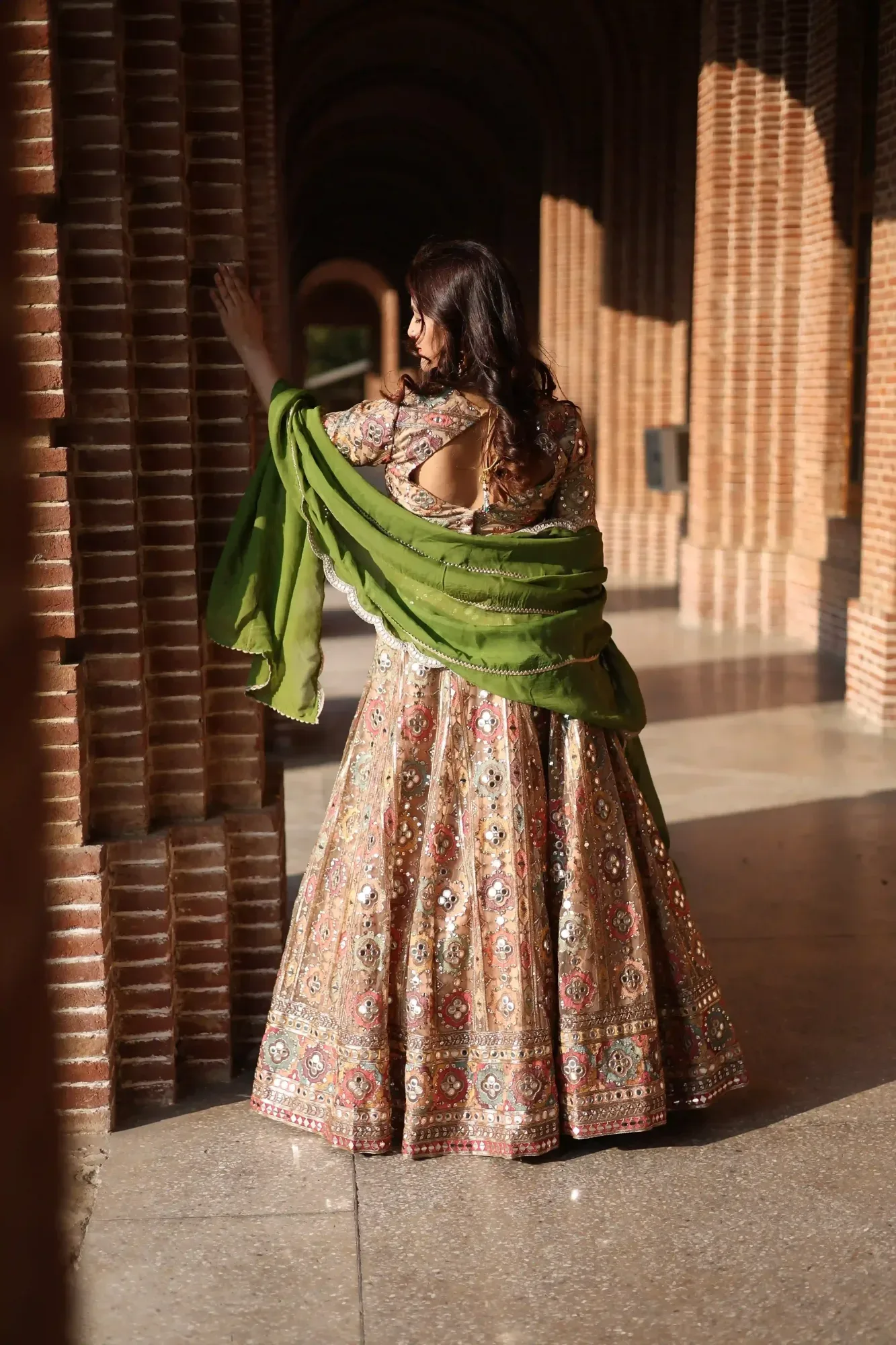 Shisha Noor Embroidered Lehenga Set — view 2
