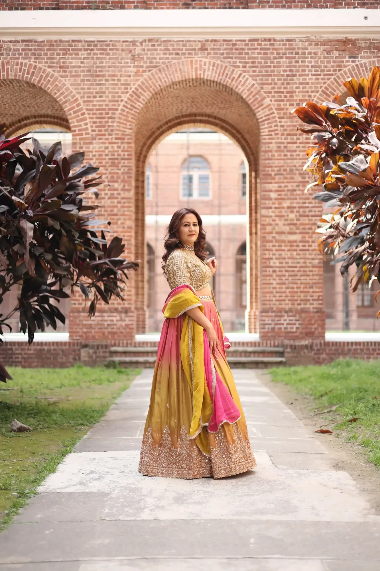 Rangrez Ombre Festive Lehenga Set — view 2