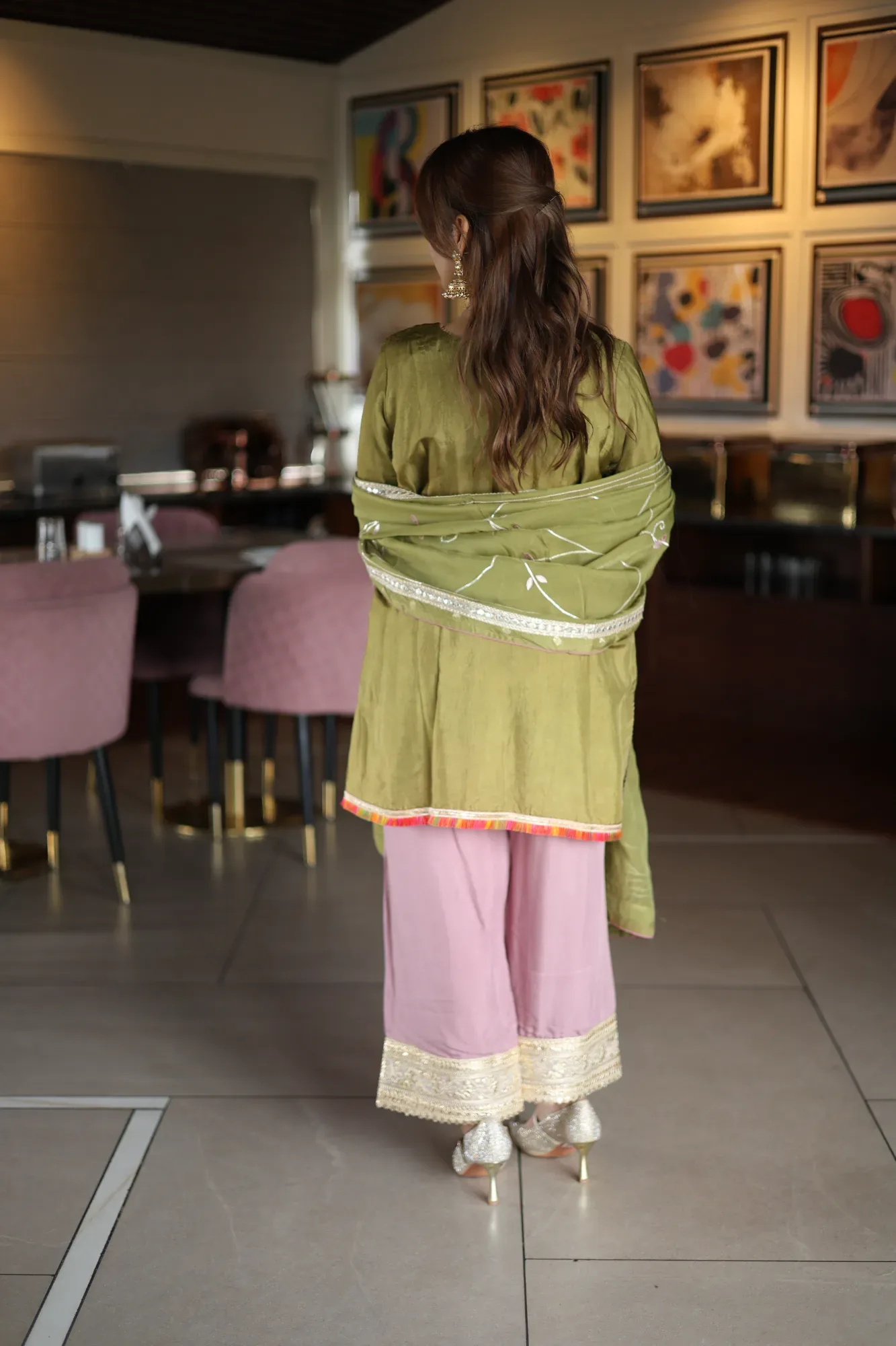 Olive Grace 3-Piece Suit Set — view 5