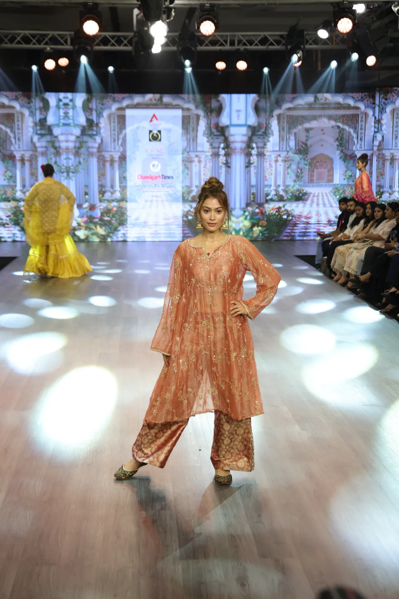 Peach Noor Abeer-e-Gul — view 3