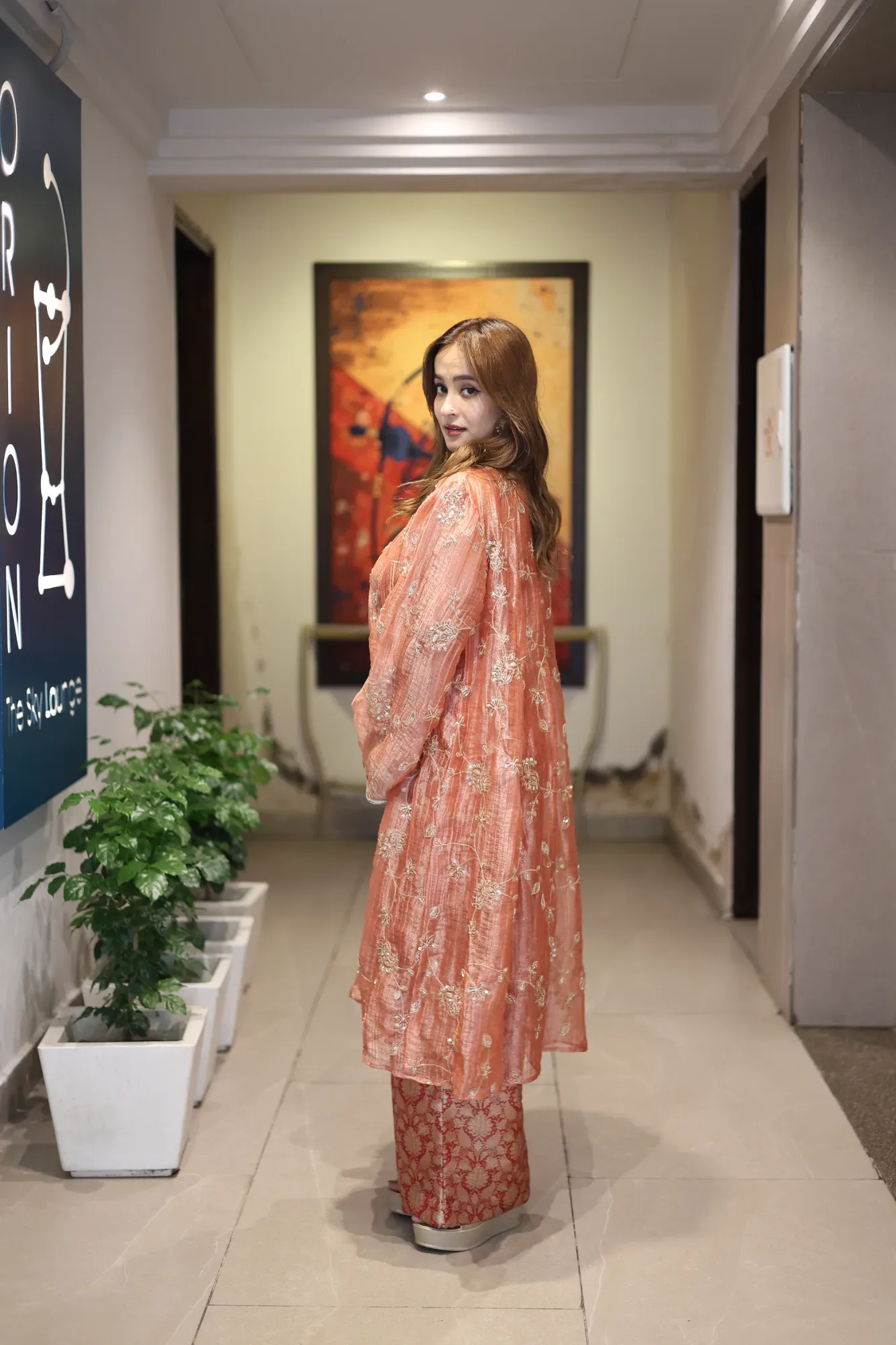 Peach Noor Abeer-e-Gul — view 5