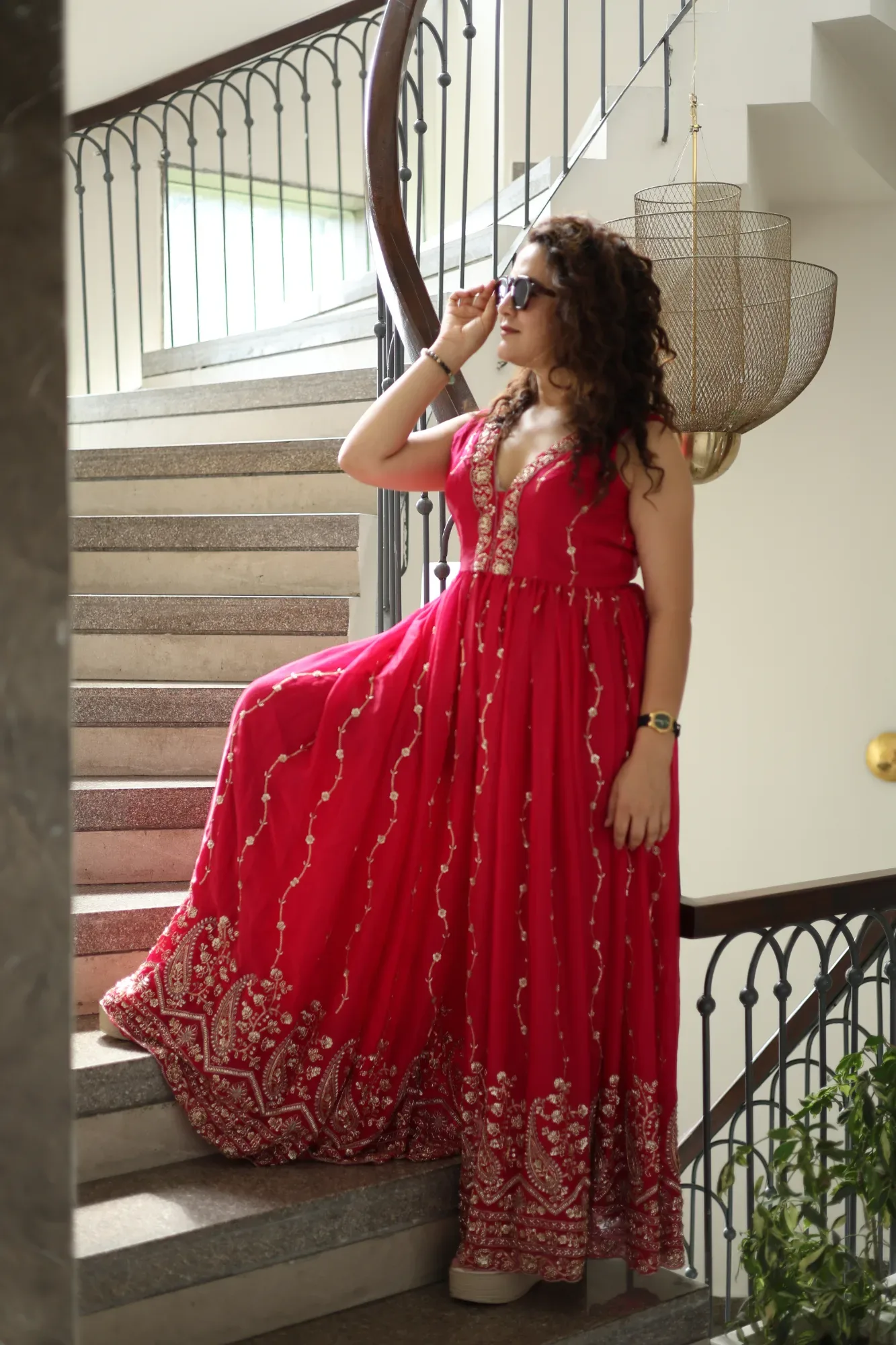Crimson Pink Jumpsuit — view 2