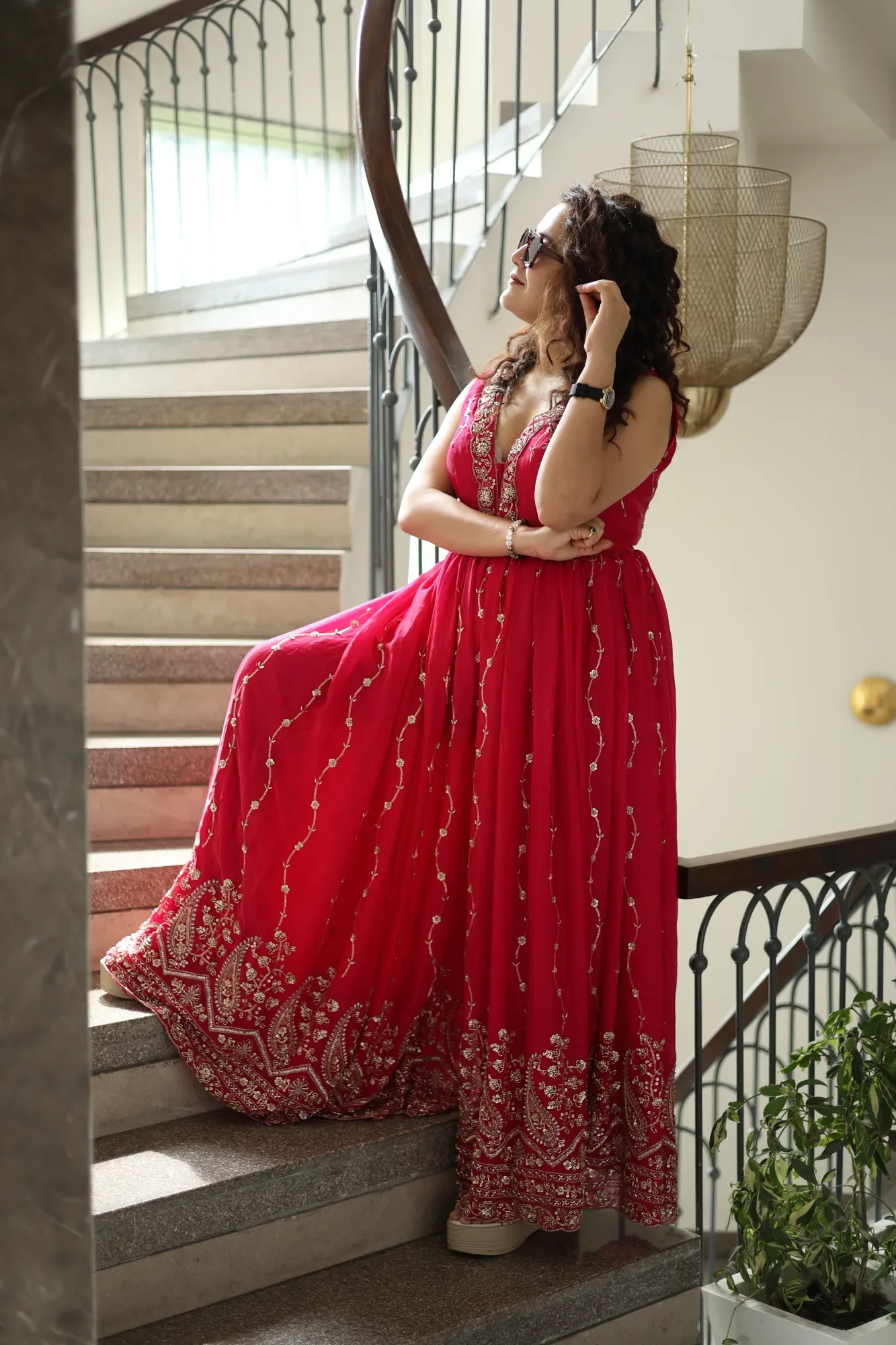 Crimson Pink Jumpsuit — view 3