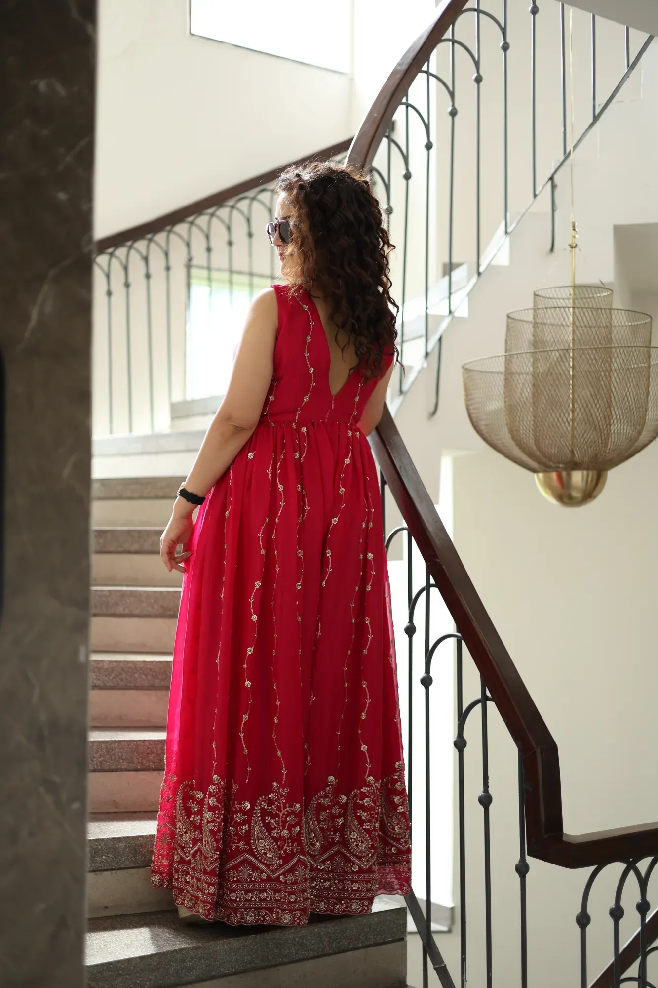 Crimson Pink Jumpsuit — view 5