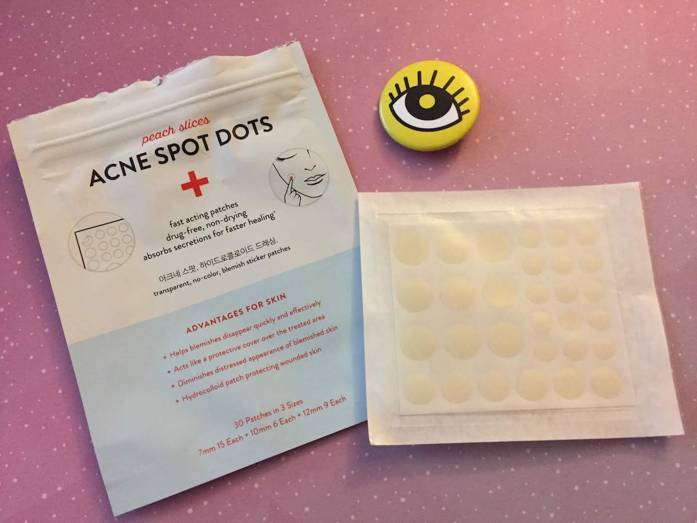 Peach Slices Acne Patches review