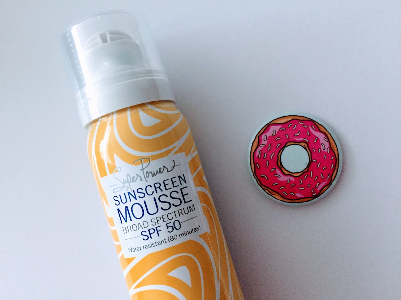 super power sunscreen mousse broad spectrum spf 50