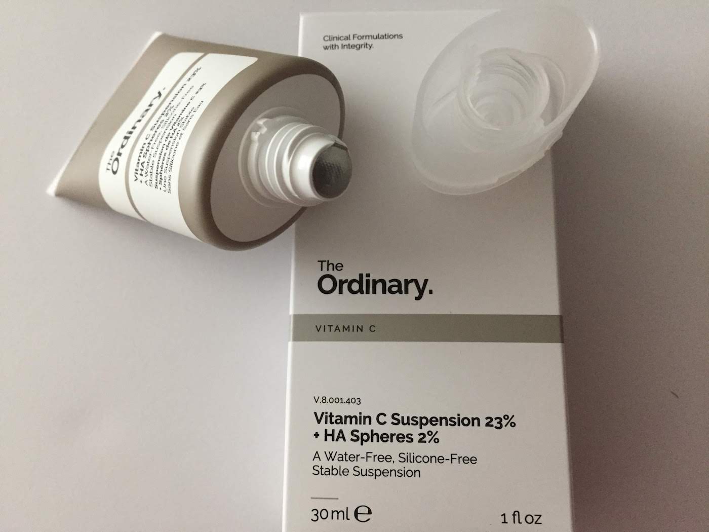 The ordinary vitamin c. The ordinary Vitamin c Suspension 23. The ordinary Vitamin c Suspension 30 in Silicone. Out of the ordinary.