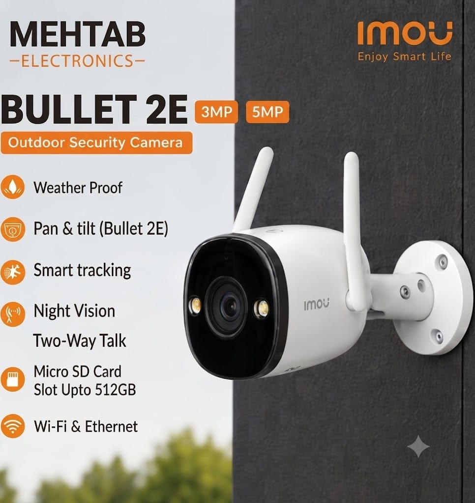 IMOU WIFI CAMERA BULLET 2E 2K K3DP-3H0WF