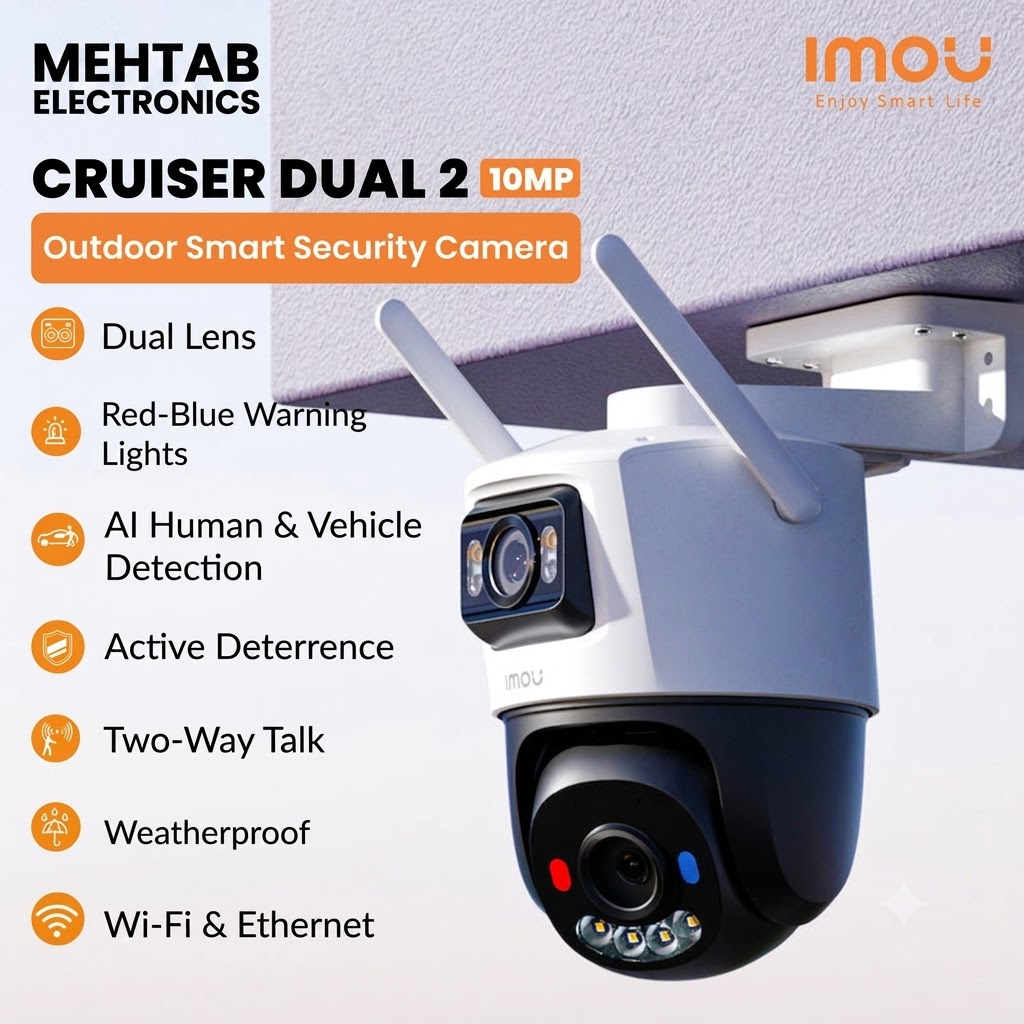 IMOU WIFI CAMERA Cruiser Dual 2 3K 5+5MP S7XEP-5MOWED