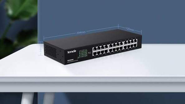 TENDA ETHERNET SWITCH 24 PORT GIGABIT TEG1024D