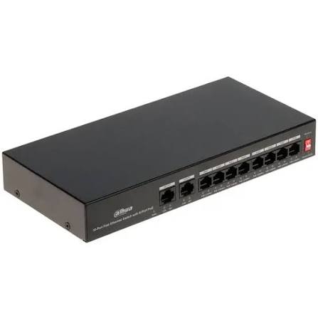 DAHUA POE SWITCH 8+2 PORT DH-S3010-8GT-60 ALL GIGA