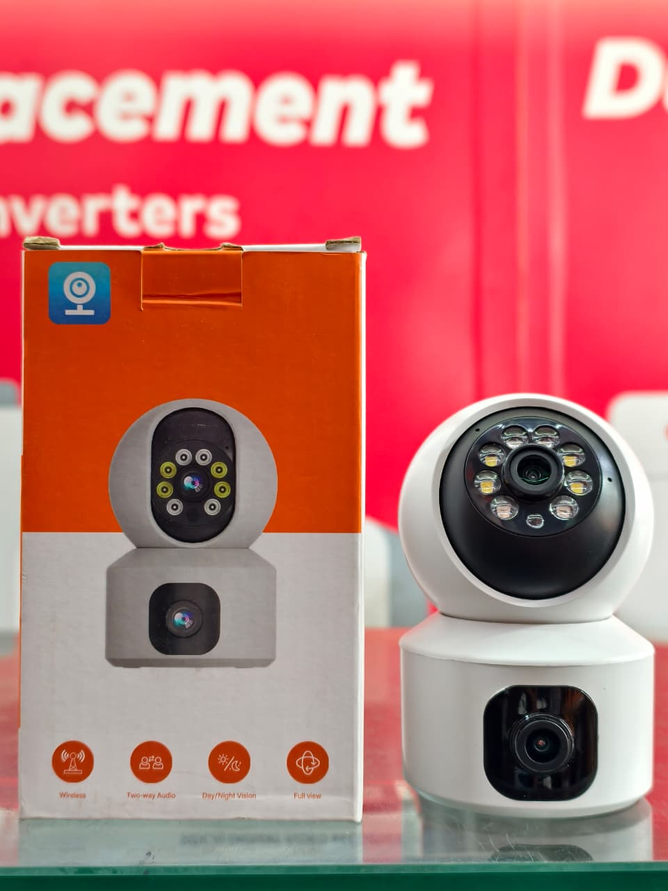 V380 PRO WIFI CAMERA INDOOR PT DUAL LENS
