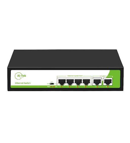 AI-TEK POE SWITCH 4+2 PORT AI902-AE-42M