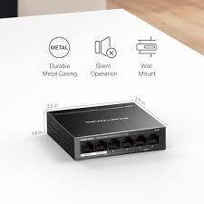 MERCUSYS POE SWITCH 4+2 PORT MS106P