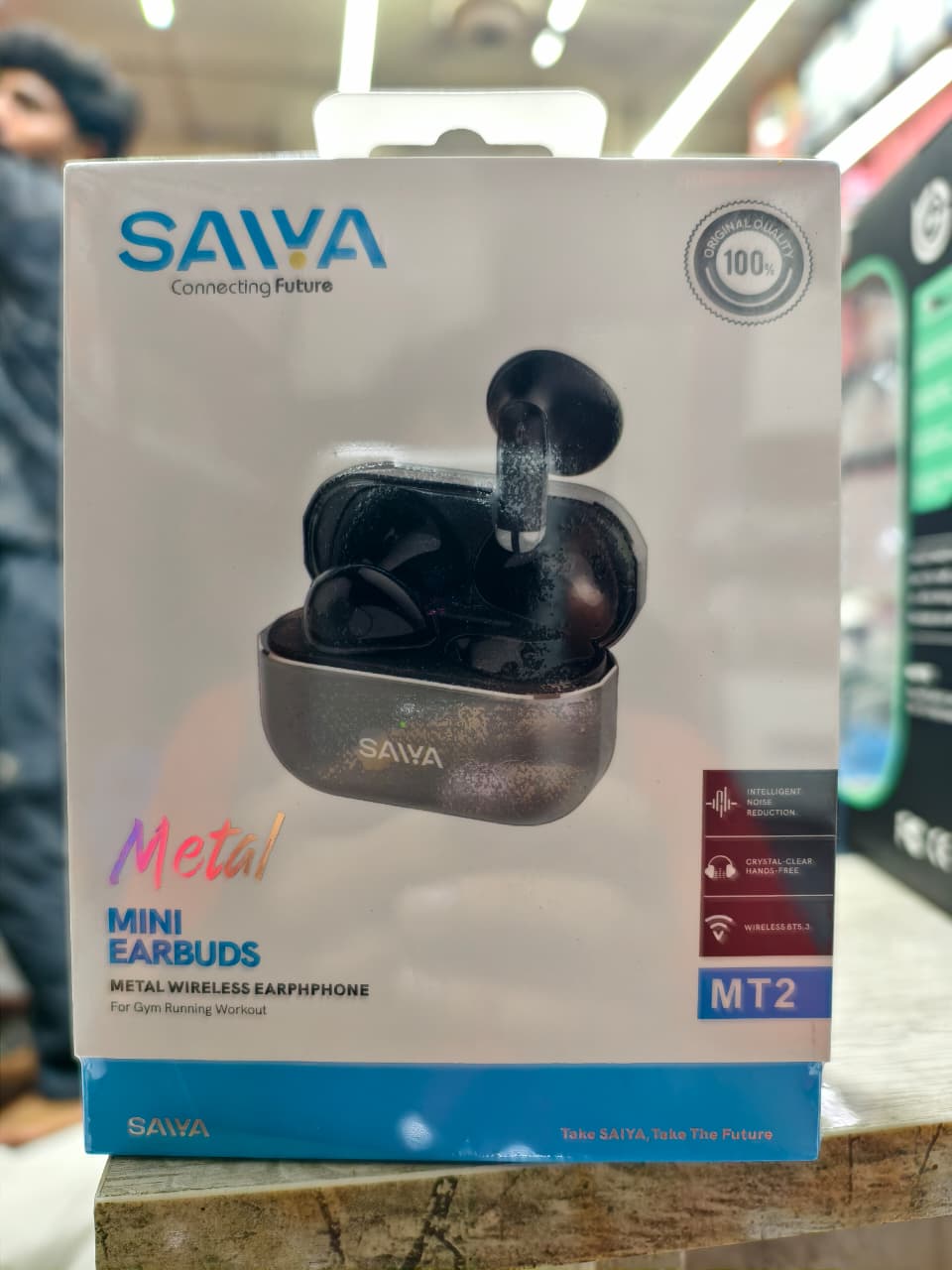 SAIYA METAL WIRELESS MINI EARBUDS MT2