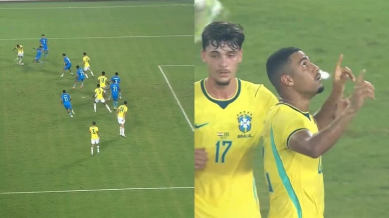 Samuel Lino brilha com dois gols em goleada da Seleção Brasileira contra Índia