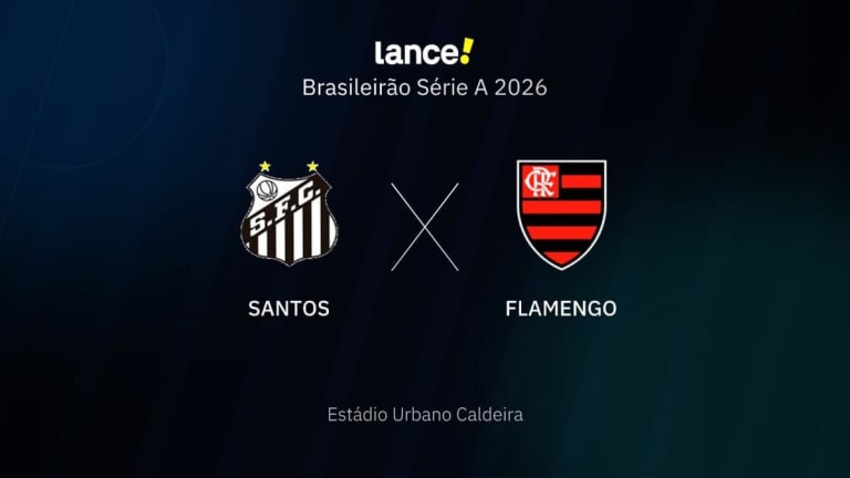 Santos e Flamengo duelam pelo Brasileirão na Vila Belmiro com transmissão ao vivo
