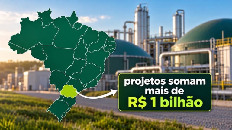 Paraná atrai bilhão em projetos de biometano para abastecer indústria e transporte