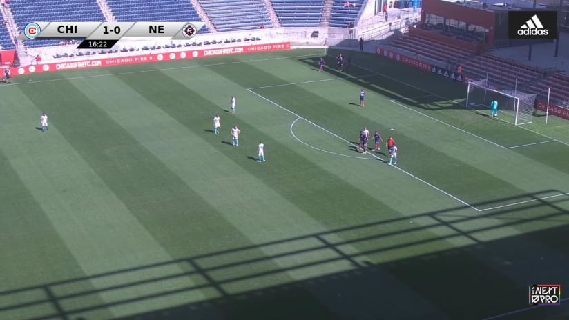 GOAL: Victor Bezerra, Chicago Fire FC II - 17th minute