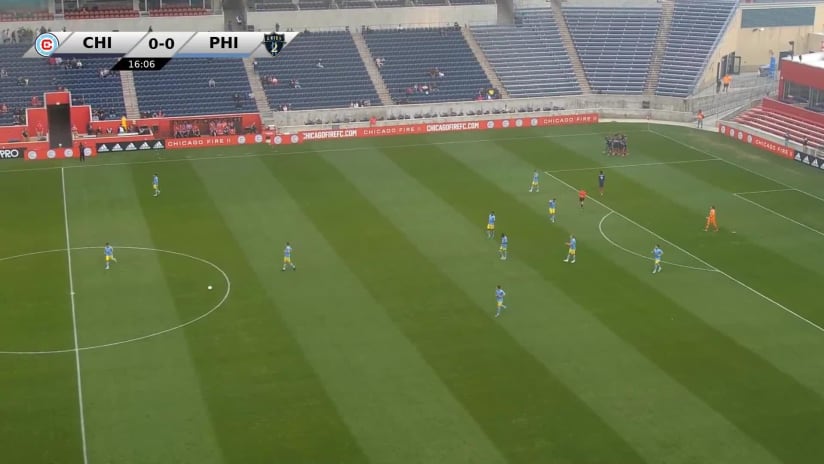 GOAL: Victor Bezerra, Chicago Fire FC II - 17th minute