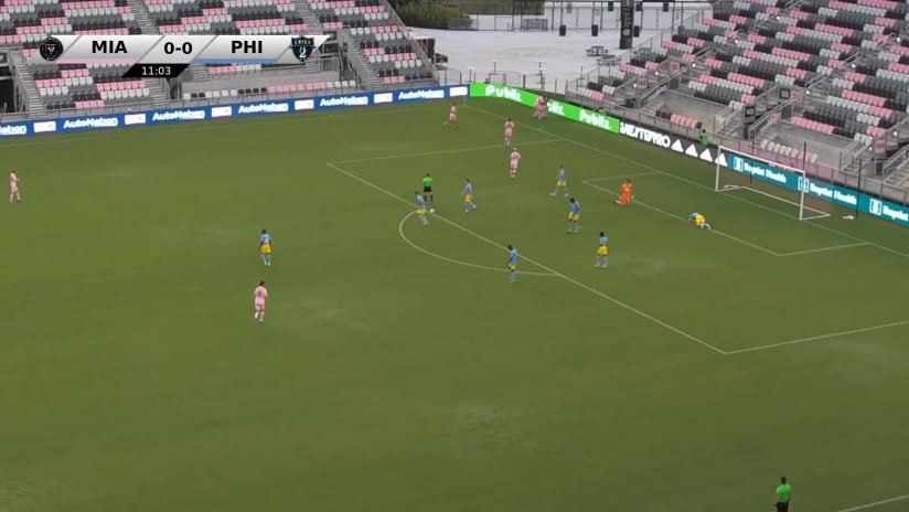 GOAL: Kobi Thomas, Inter Miami CF II - 10th minute