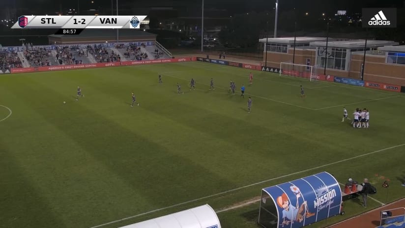 GOAL: Emiliano Brienza, Whitecaps FC 2 - 85th minute