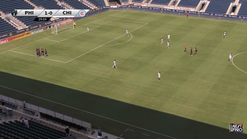 GOAL: Nelson Pierre, Philadelphia Union II - 29th minute