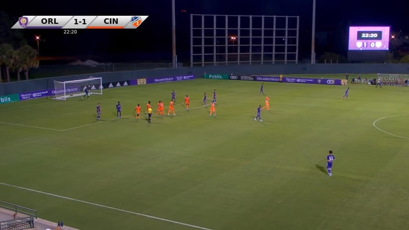 GOAL: Nicholas Markanich, FC Cincinnati 2 - 23rd minute