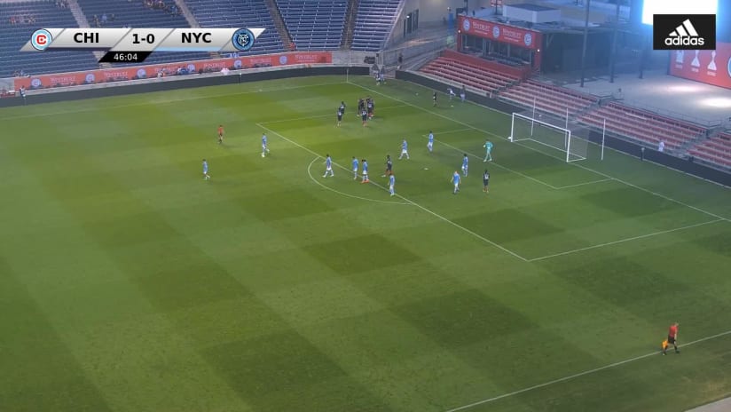 GOAL: Kendall Burks, Chicago Fire FC II - 45 + 1