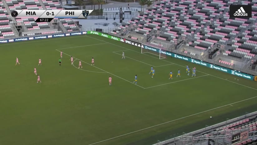 Jack McGlynn doubles the Union II lead from the spot