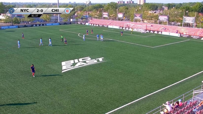 GOAL: El Mahdi Youssoufi, NYCFC II - 82nd minute