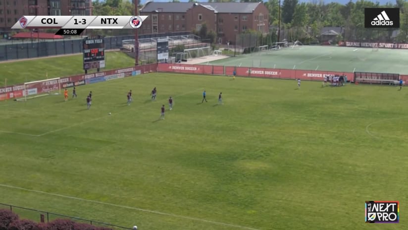 GOAL: Collin Smith, North Texas SC - 50th minute