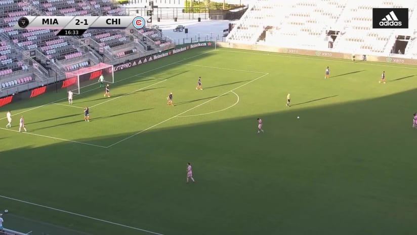 GOAL: Lawson Sunderland, Inter Miami CF II - 17th minute