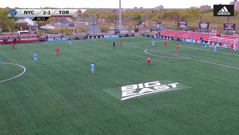 GOAL: Piero Elias, NYCFC II - 81st minute