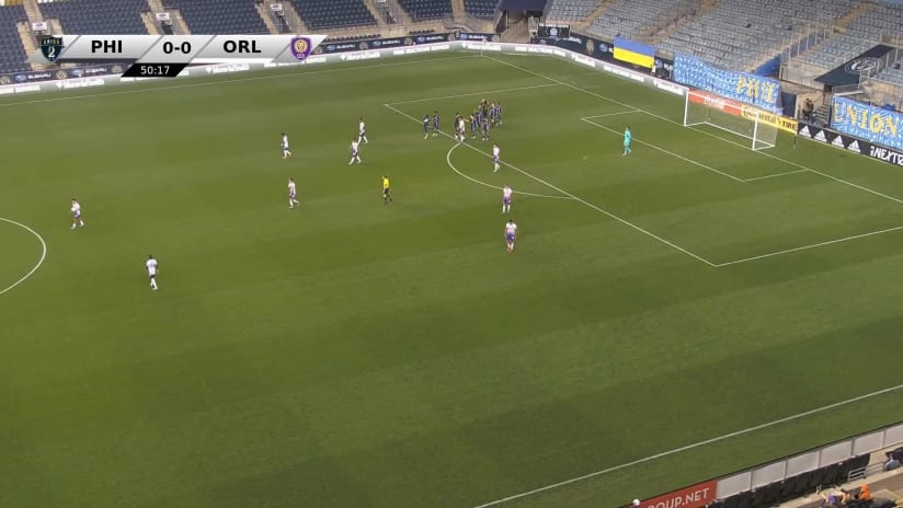 GOAL: Paxten Aaronson, Philadelphia Union II - 51st minute