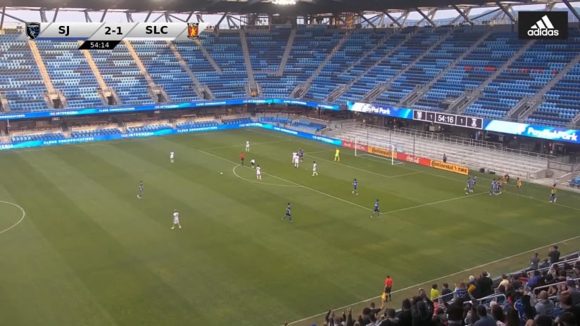 GOAL: Rodolfo Castro, Earthquakes II - 55th minute