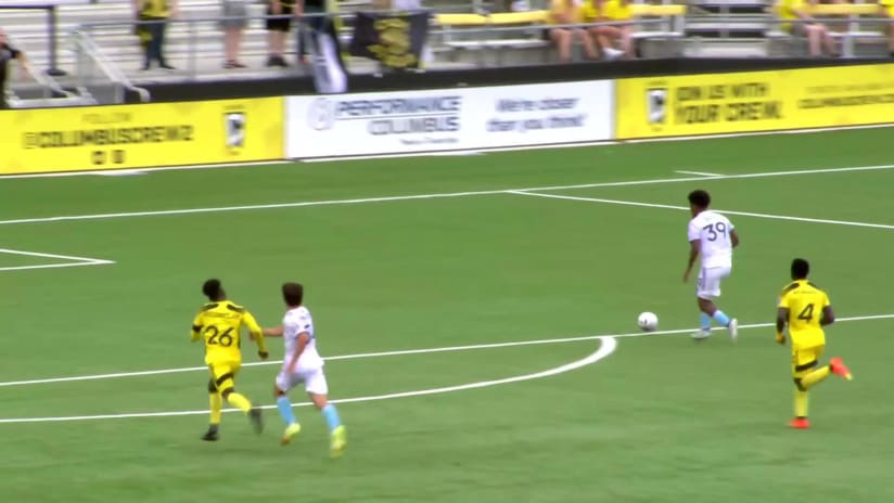 GOAL: Marcos Domingos Dias, New England Revolution II - 41st minute