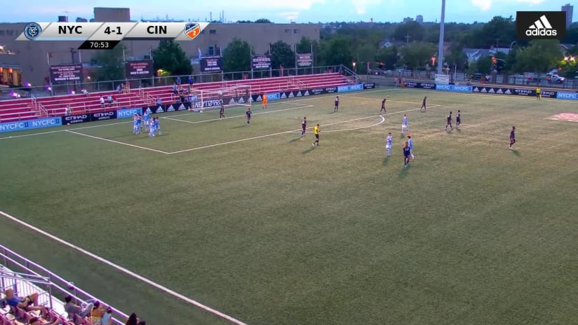 GOAL: Julián Gómez, NYCFC II - 71st minute