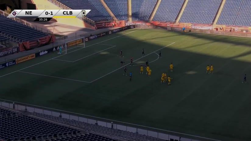 GOAL: Noah Fuson, Columbus Crew 2 - 36th minute