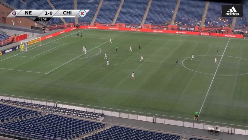 GOAL: Pierre Cayet, New England Revolution II - 52nd minute