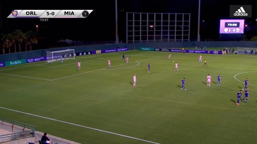 GOAL: Victor Yan Souza Santos, Orlando City B - 74th minute