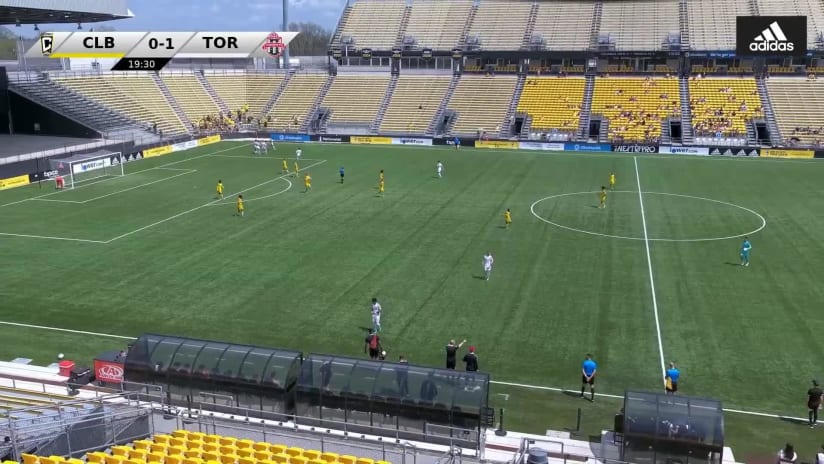 GOAL: Hugo Mbongue, TFC II - 20th minute