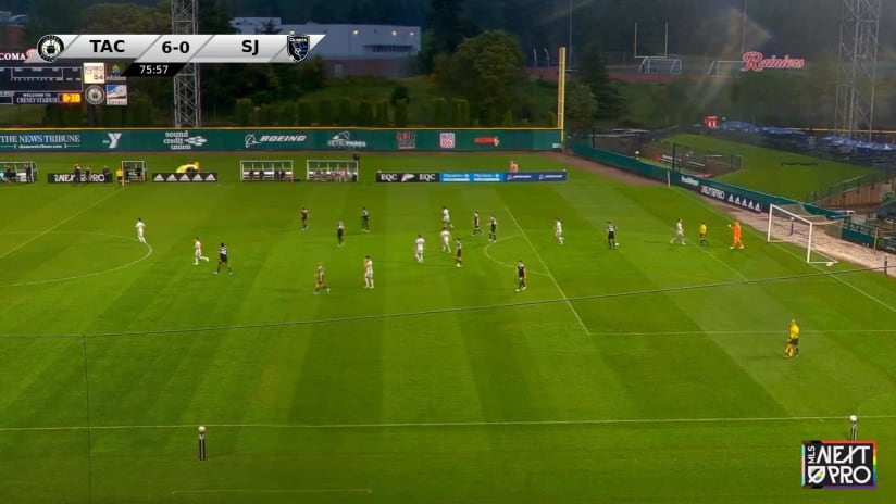 PK GOAL: Diego Otoya, Earthquakes II - 76th minute