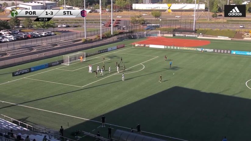 GOAL: Kyle Hiebert, St Louis CITY2 - 49th minute