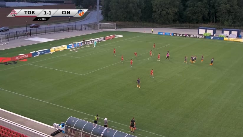 GOAL: Mario Penagos, FC Cincinnati 2 - 79th minute