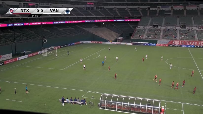 GOAL: José Mulato, North Texas SC - 35th minute