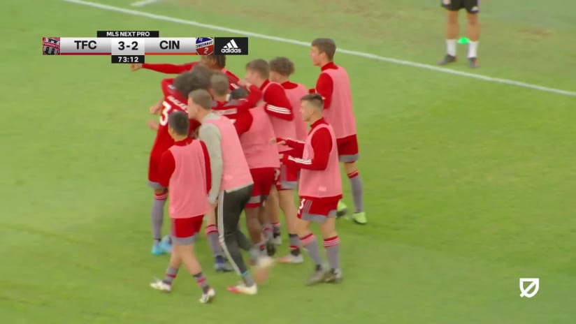 GOAL: Julian Altobelli, TFC II - 74th minute