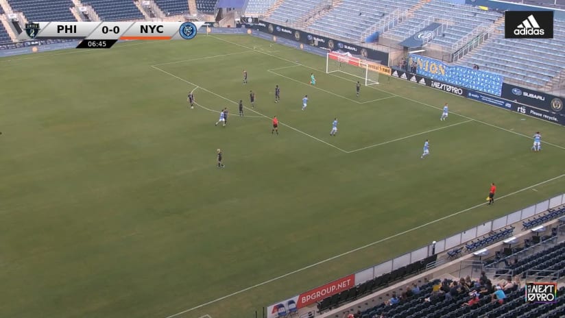 GOAL: Andres Jasson, NYCFC II - 7th minute