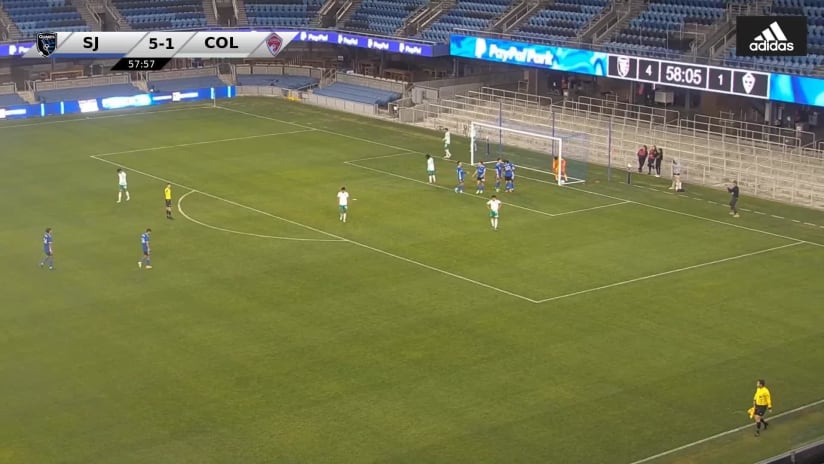 GOAL: Siad Haji, Earthquakes II - 58th minute